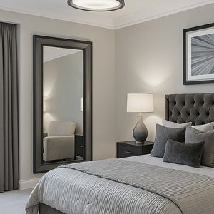 Florence Black and Grey Mirror