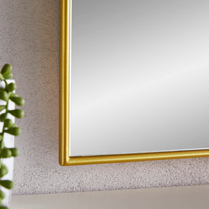 Arcus Gold Overmantle Mirror