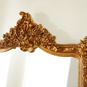 Burghley Grand Antique Gold Mirror