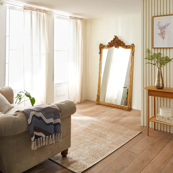 Burghley Grand Antique Gold Mirror