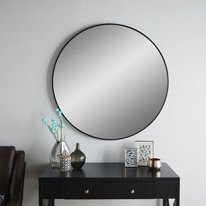 Bexley Black Metal Frame Mirror