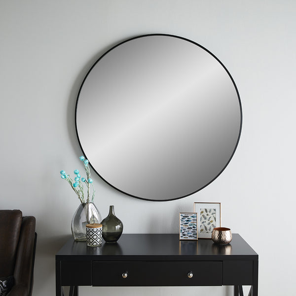 Bexley Black Metal Frame Mirror