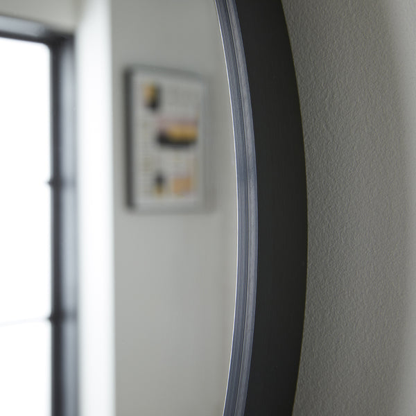 Bexley Black Metal Frame Mirror