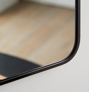 Camden Black Wall Mirror