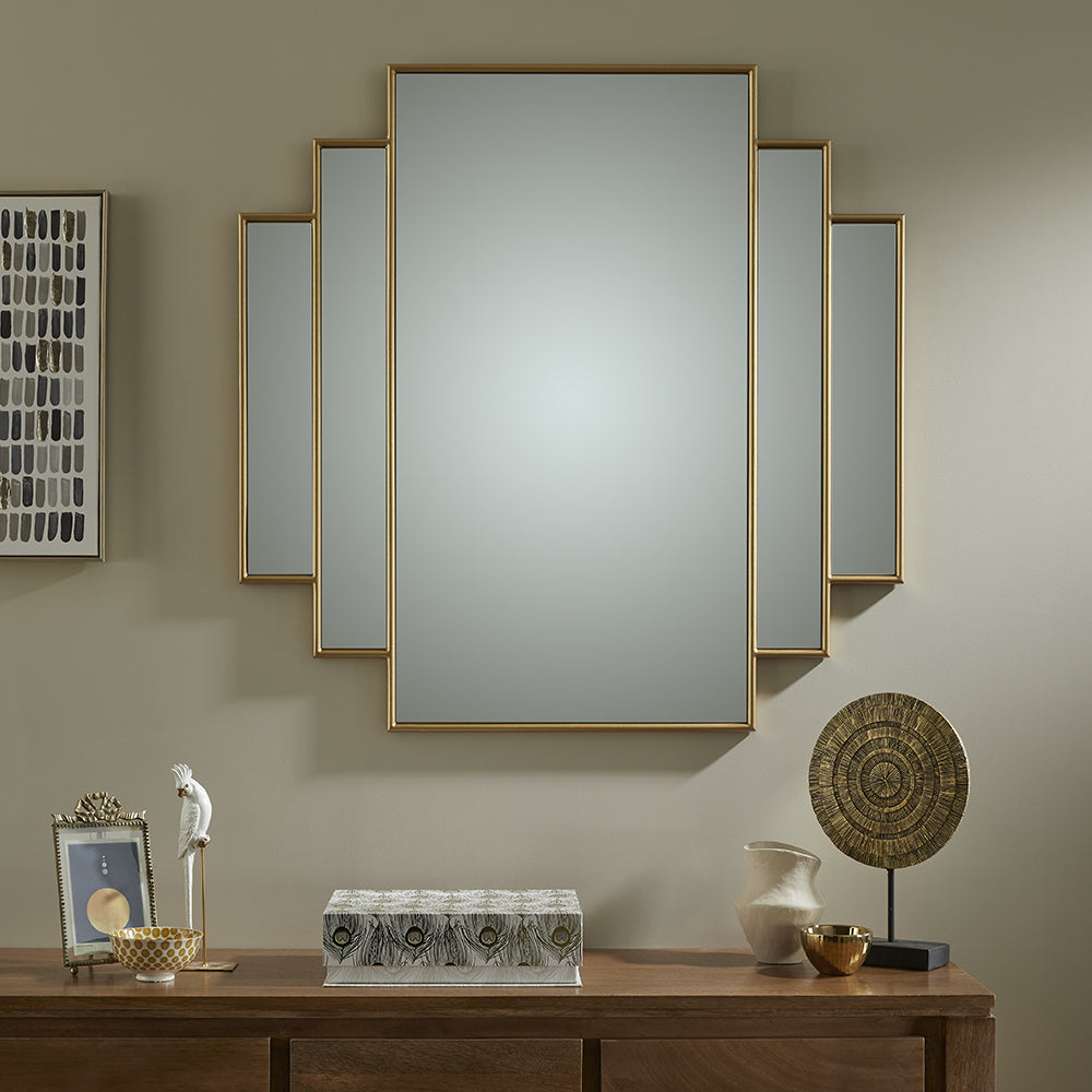Charleston Gold Wall Mirror