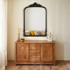 Chatsworth Black Wall Mirror