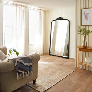 Chatsworth Black Leaner Mirror