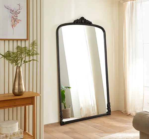 Chatsworth Black Leaner Mirror