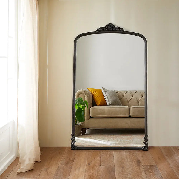 Chatsworth Black Leaner Mirror