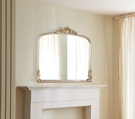 Chatsworth Champagne Overmantle Mirror