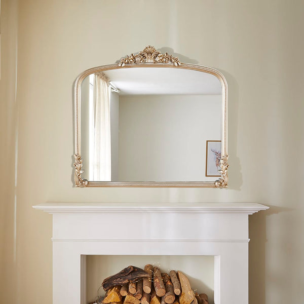 Chatsworth Champagne Overmantle Mirror