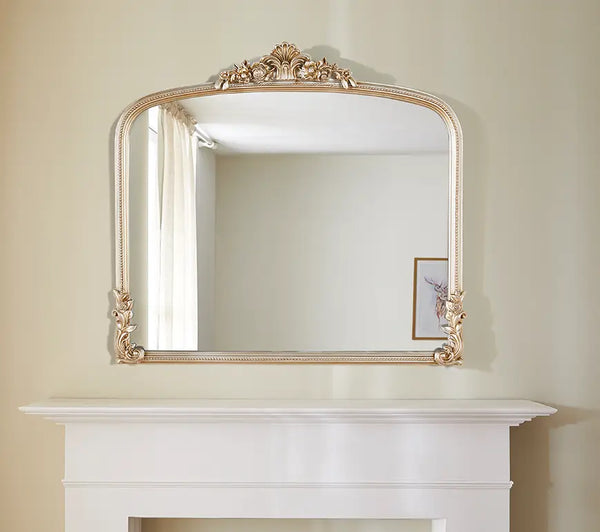 Chatsworth Champagne Overmantle Mirror