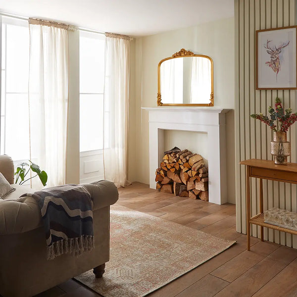 Chatsworth Gold Overmantle Mirror