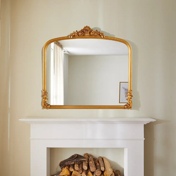 Chatsworth Gold Overmantle Mirror