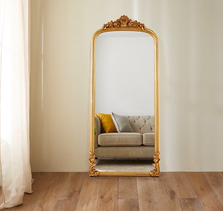 Chatsworth Gold Full Length Mirror