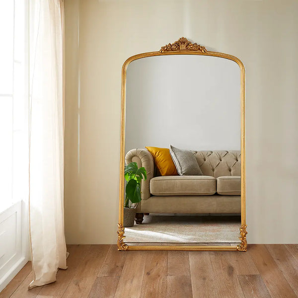 Chatsworth Gold Leaner Mirror