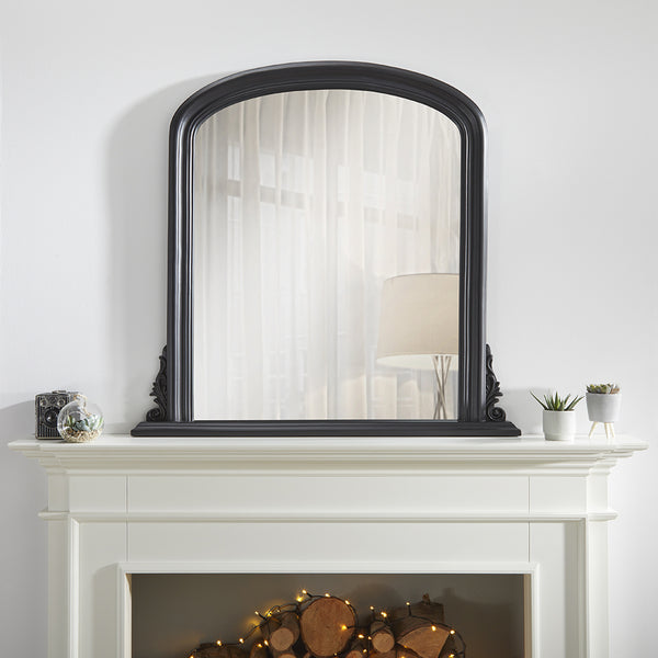 Canterbury Black Overmantle