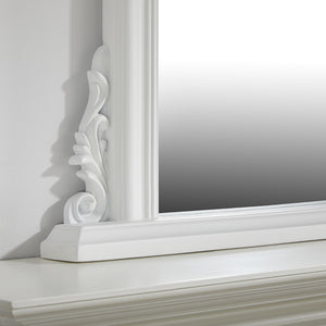 Canterbury White Overmantle