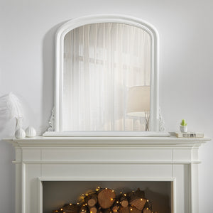 Canterbury White Overmantle