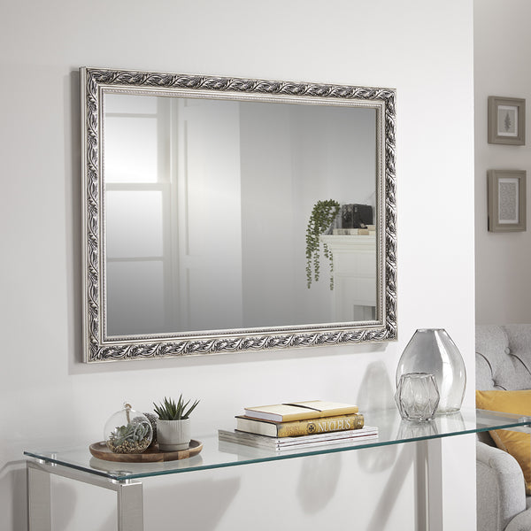 Harlington Silver Wall Mirror 90cm x 65cm