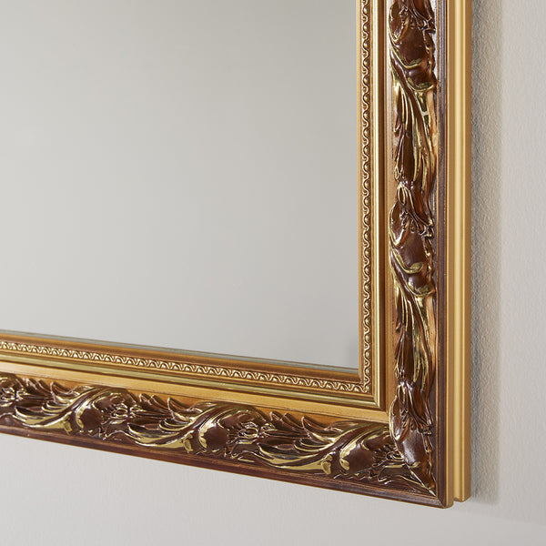 Harlington Gold Wall Mirror 90cm x 65cm