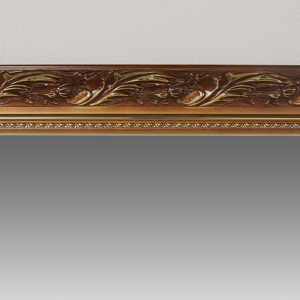 Harlington Gold Wall Mirror 90cm x 65cm