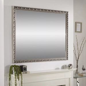 Harlington Silver Wall Mirror 90cm x 65cm