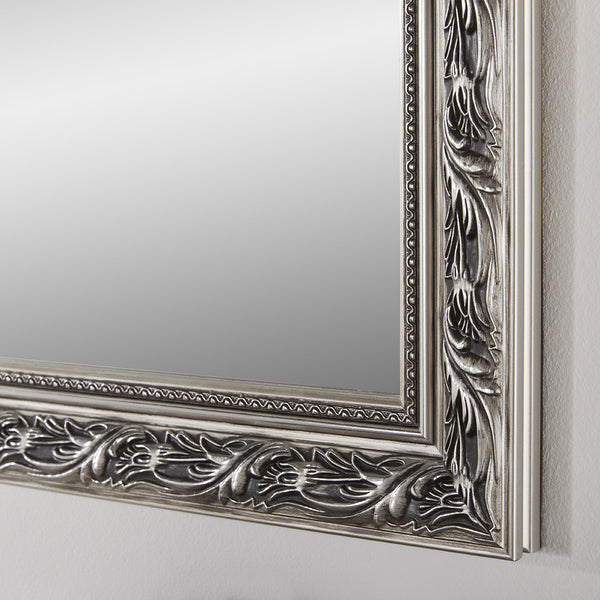 Harlington Silver Wall Mirror 90cm x 65cm