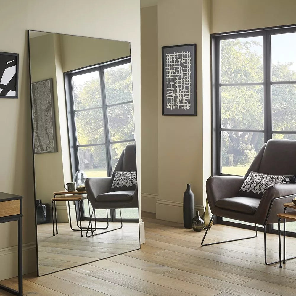 Islington Black Leaner H 180cm x W 110cm