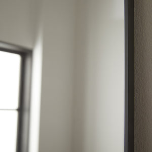 Islington Black Leaner Mirror H 180cm x W 80cm