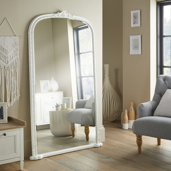 Mayfair Antique Leaner - White