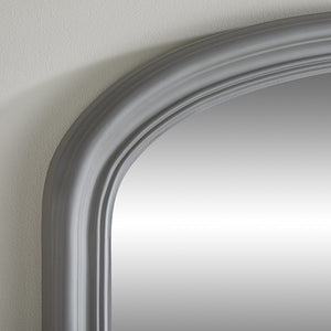Osborne Grey Overmantle Mirror