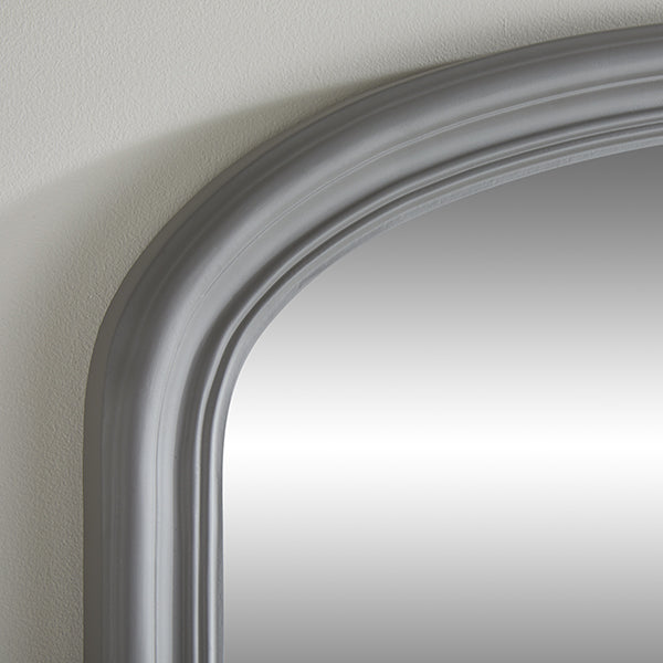Osborne Grey Overmantle Mirror