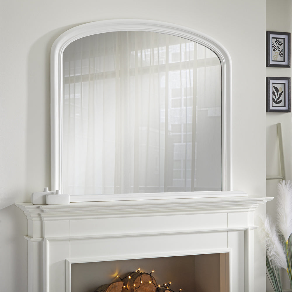 Osborne White Overmantle