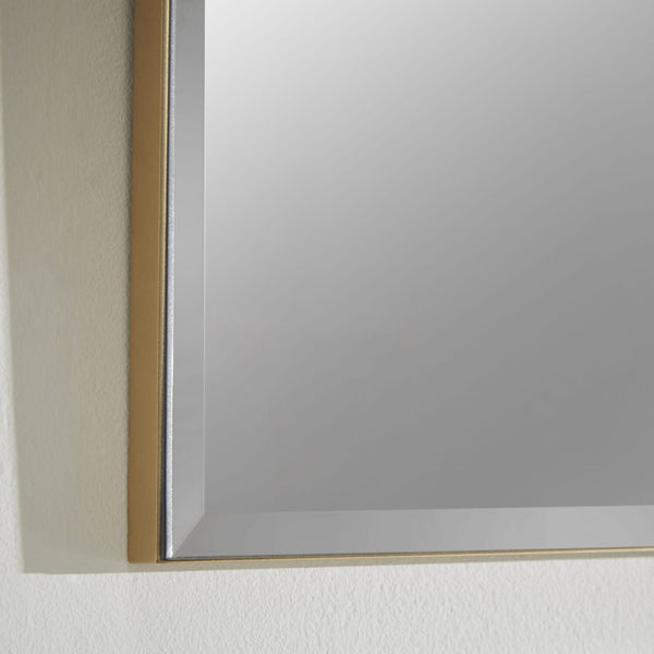 Simplistic Gold Overmantle Mirror
