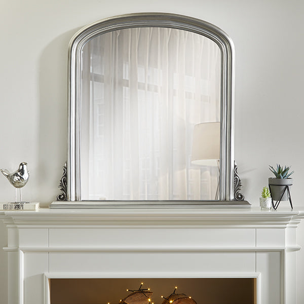 Canterbury Silver Overmantle