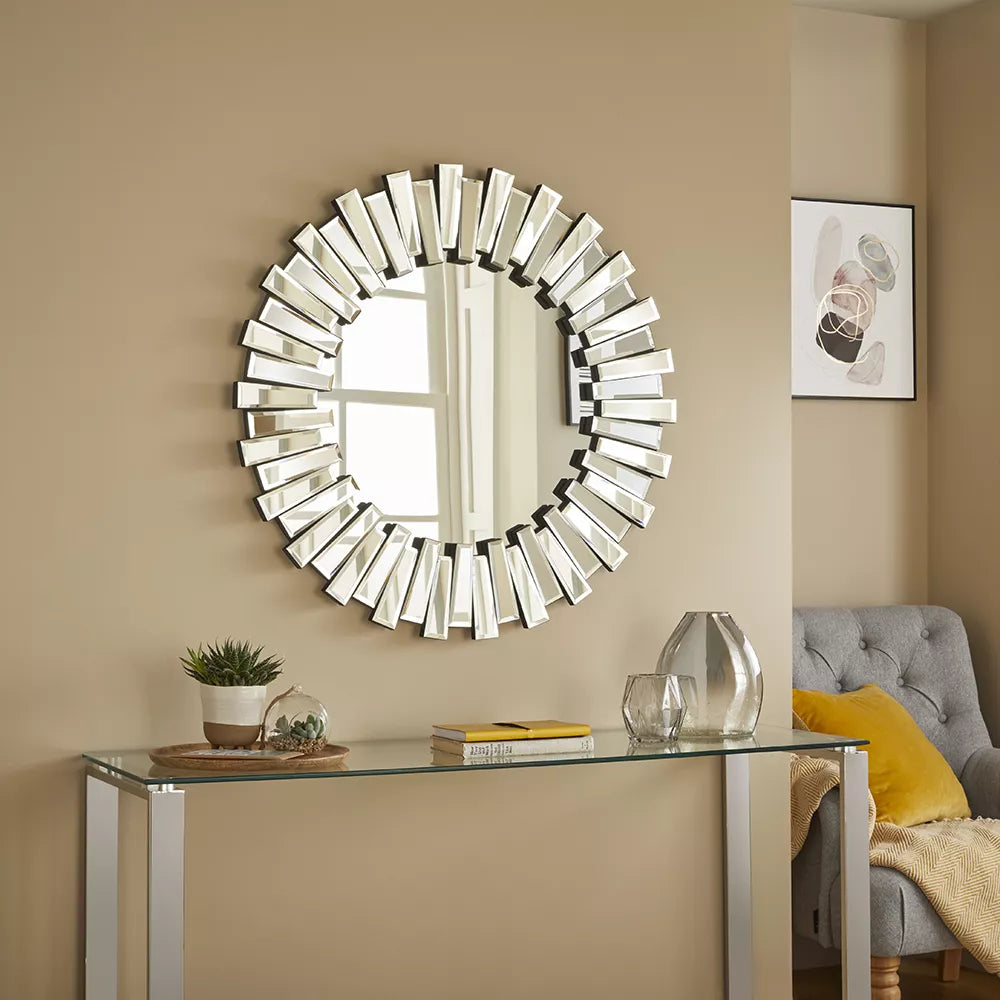 Stella Starburst Round Mirror 80cm