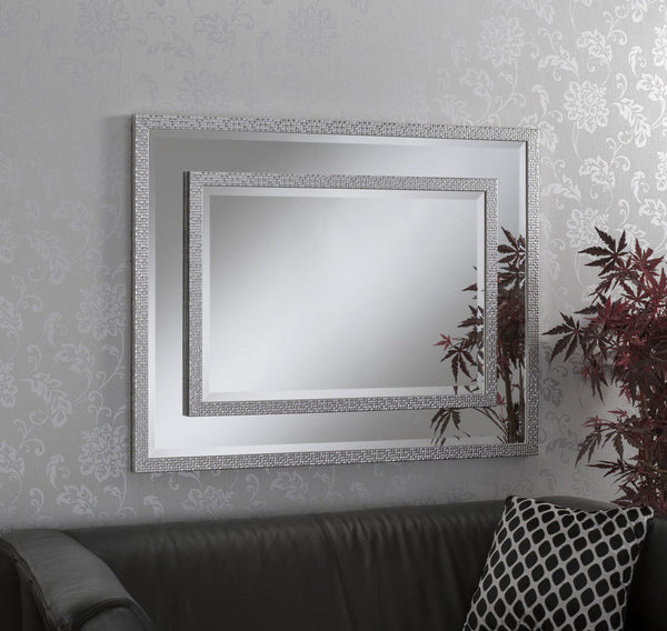 The Strada Wall Mirror - Silver