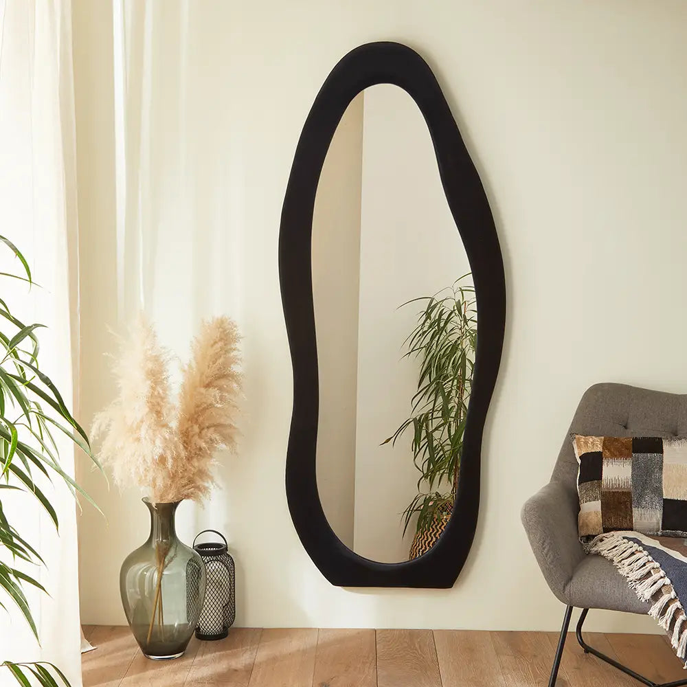 Tiffany Full Length Mirror - Black