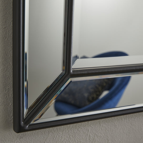 The Venetian Wall Mirror - Black