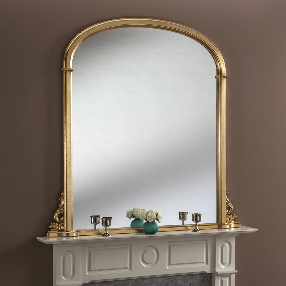 Hamlet Gold Overmantle Mirror
