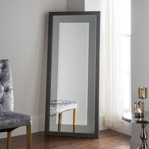 Gravity Faux Concrete Laca Mirror - H 161cm x W 70cm