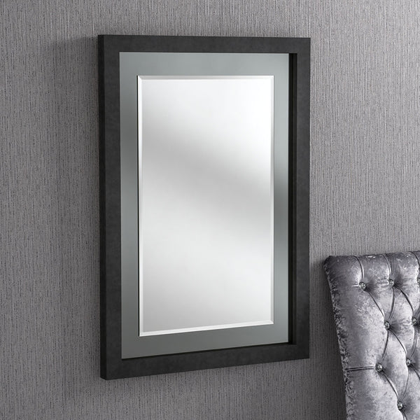 Gravity Faux Concrete Laca Mirror - H 100cm x W 70cm