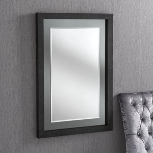 Gravity Faux Concrete Laca Mirror - H 85cm x W 60cm