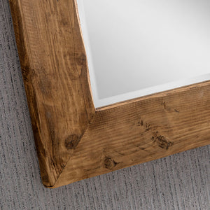 Rustic Reclaimed Wood Mirror