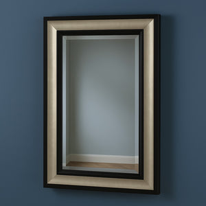 Florence Black and Gold Mirror