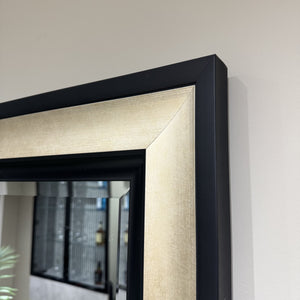 Florence Black and Gold Mirror