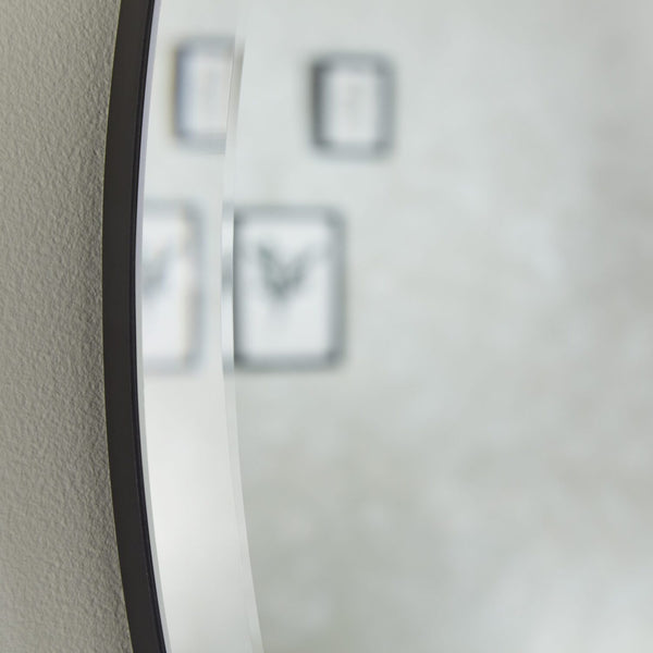 Simplistic Bevelled Round Mirror 80cm