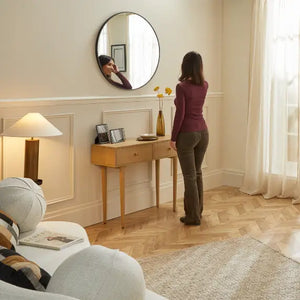 Bexley Black Metal Frame Mirror