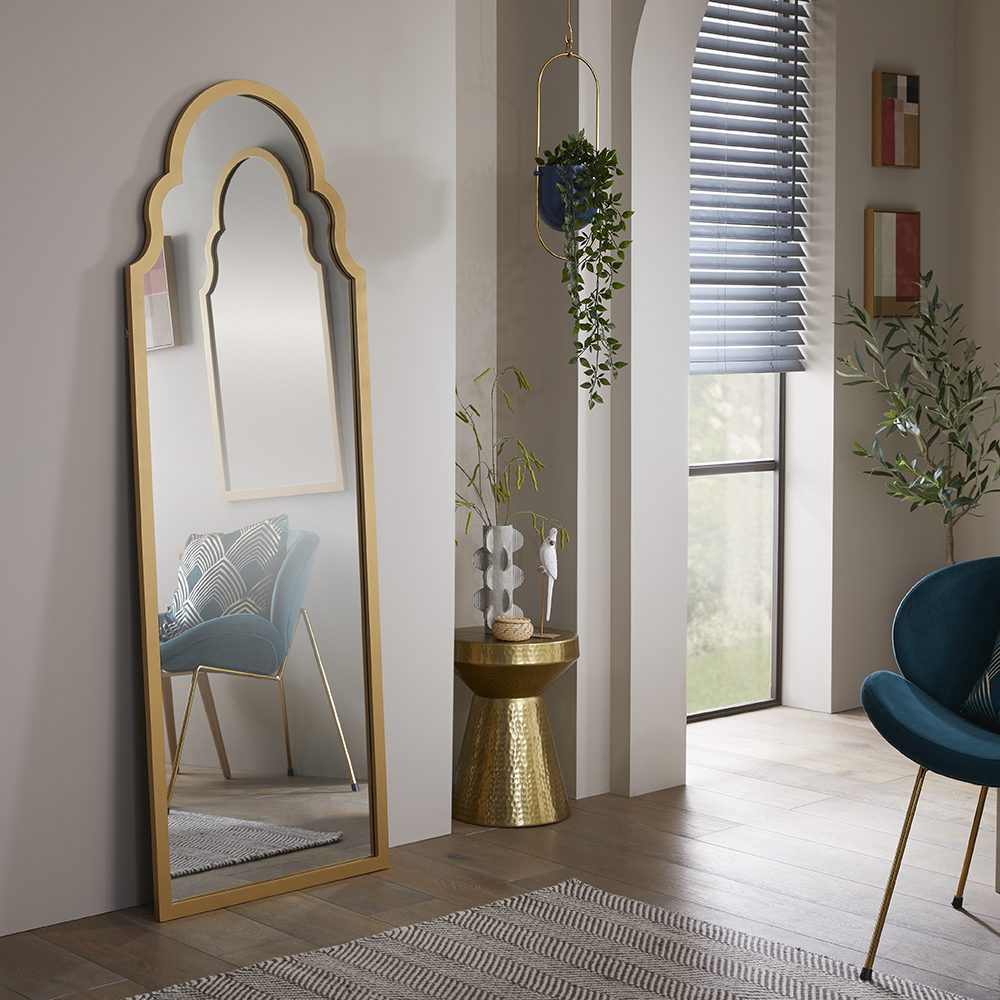 Casablanca Gold Leaner Mirror